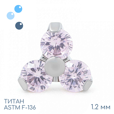 Накрутка Trio Pink 1.2 мм
